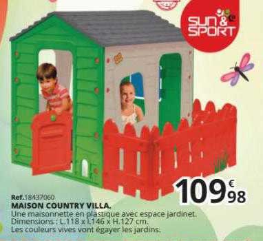 maison country villa sun & sport