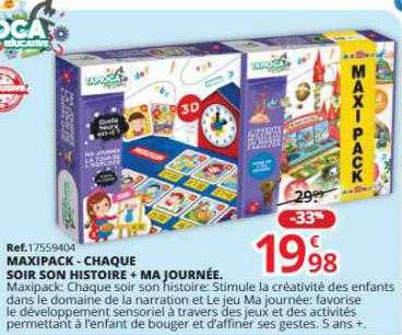 maxipack - chaque soir son histoire + ma journée