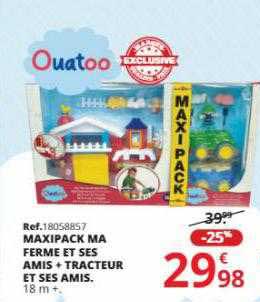 maxipack ma ferme et ses amis + tracteur et ses amis