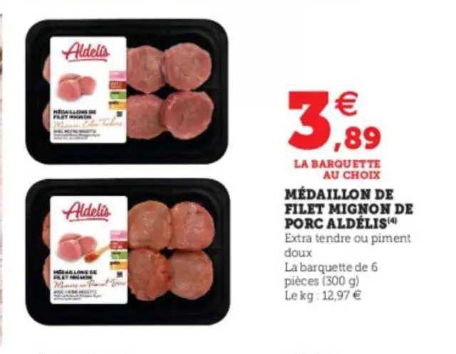 Médaillon De Filet Mignon De Porc Aldélis