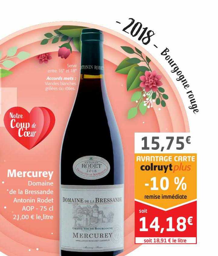 mercurey domaine de la bressande