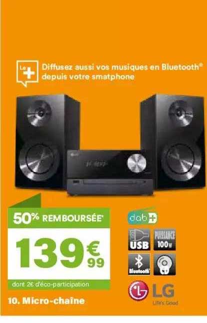micro-chaîne lg