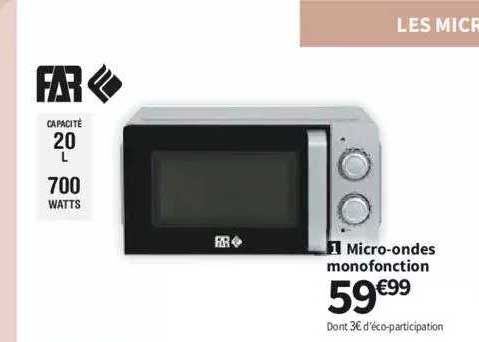 micro-ondes monofonction