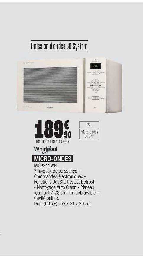 micro-ondes whirlpool