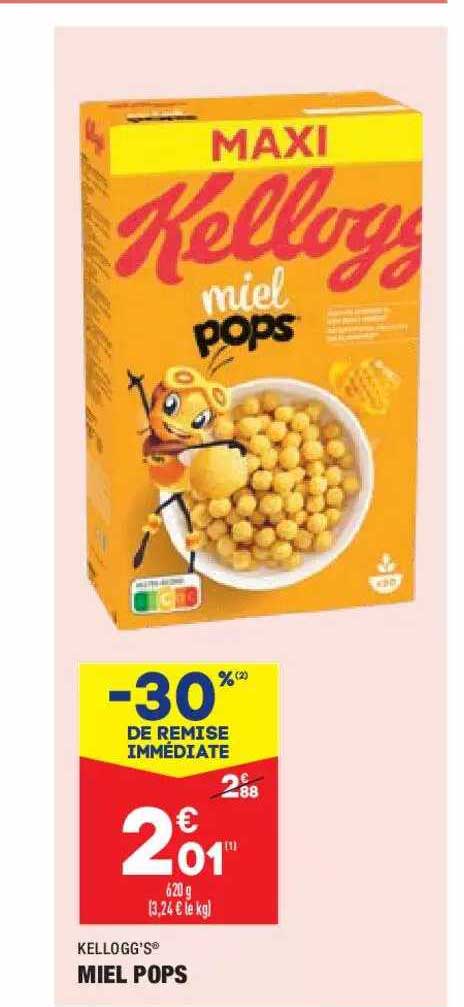 miel pops kellogg's