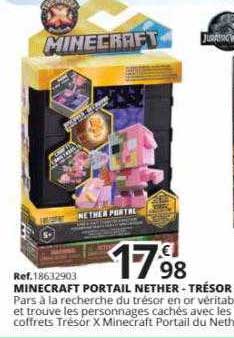 minecraft portail nether - trésor