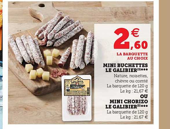 Mini Buchettes Le Galibier Ou Mini Chorizo Le Galibier