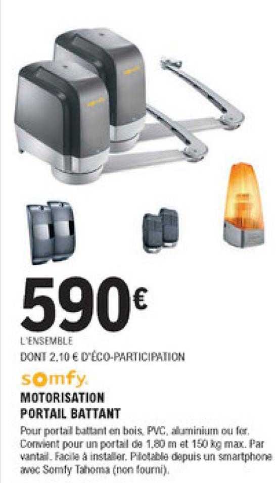 Motorisation Portail Battant Somfy