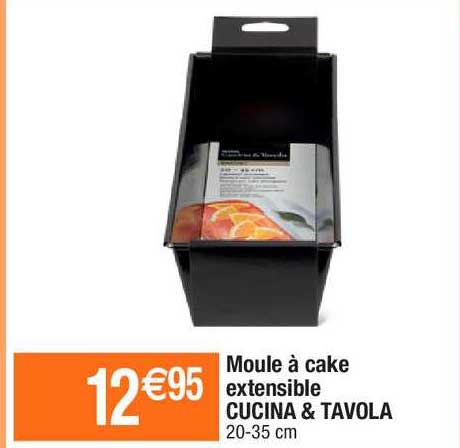 moule à cake extensible cucina & tavola