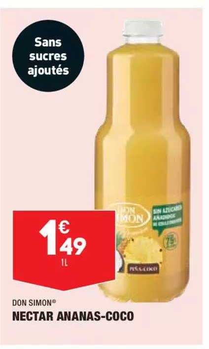nectar ananas-coco don simon