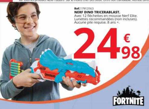 nerf dino tricerablast fortnite