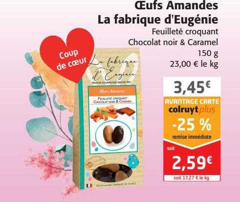 Oeufs Amandes La Fabrique D'eugénie