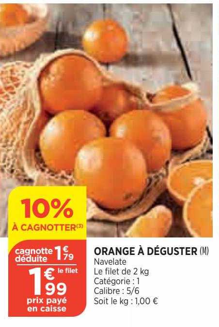 orange à déguster navelate