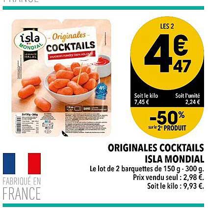 originales cocktails isla mondial
