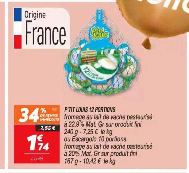 p'tit louis 12 portions
