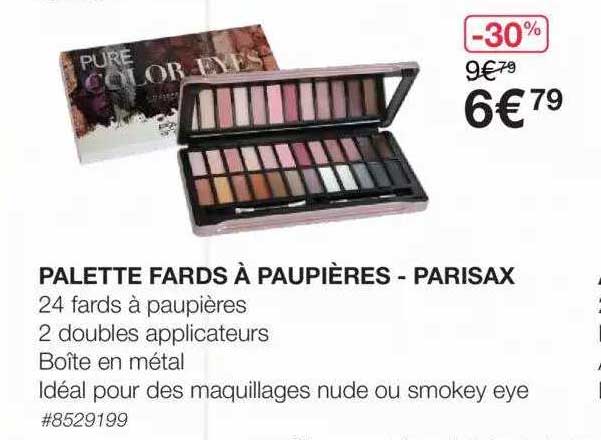 palette fards à paupières - parisax