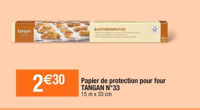 Papier De Protection Pour Four Tangan N°33