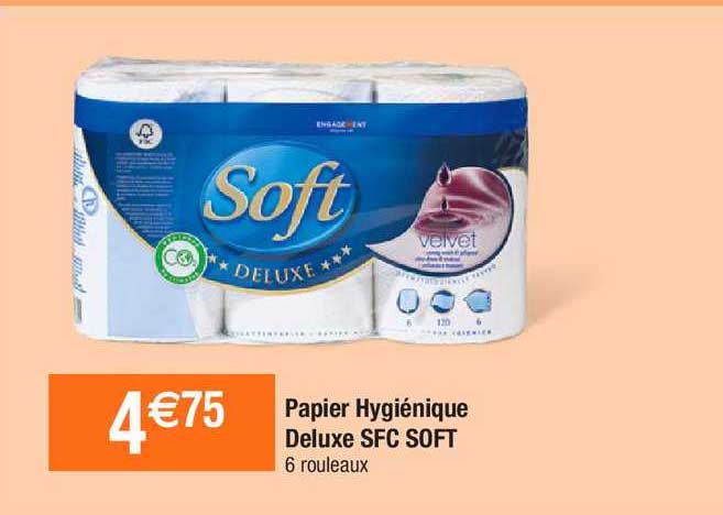 papier hygiénique deluxe sfc soft