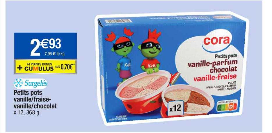 Petits Pots Vanille - Chocolat