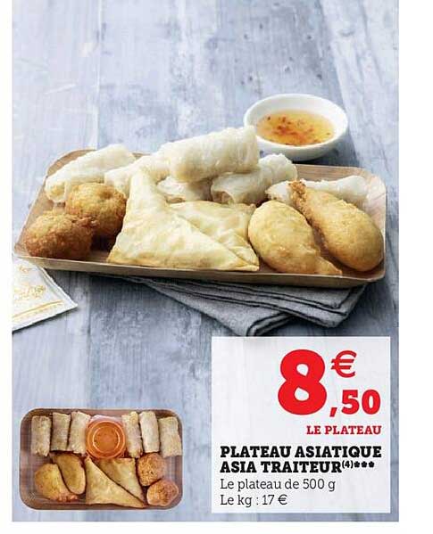 plateau asiatique asia traiteur