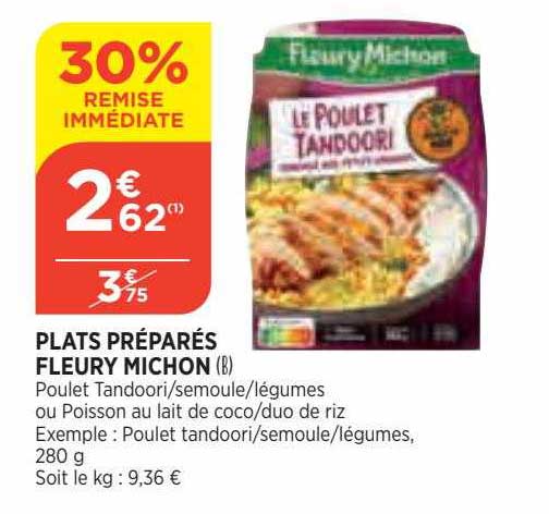 plats préparés fleury michon