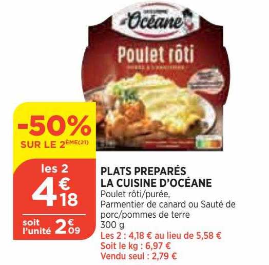 Plats Préparés La Cuisine D'océane