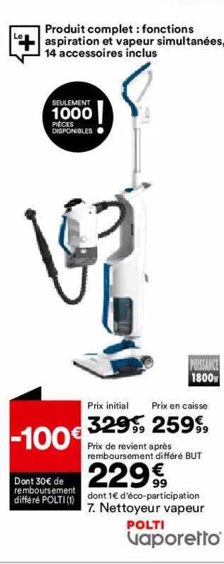 polti vaporetto nettoyeur vapeur