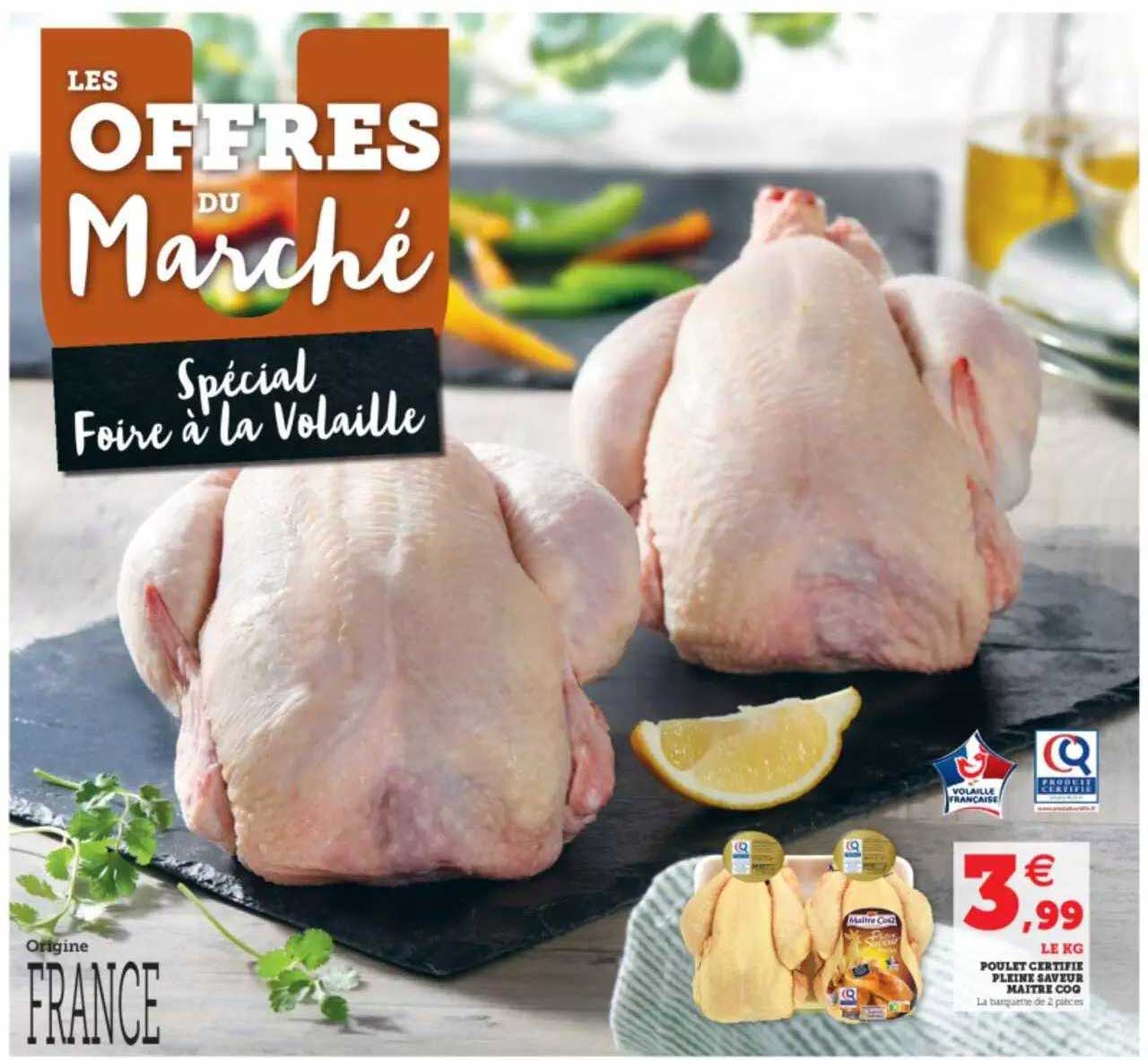 poulet certifié pleine saveur maître coq