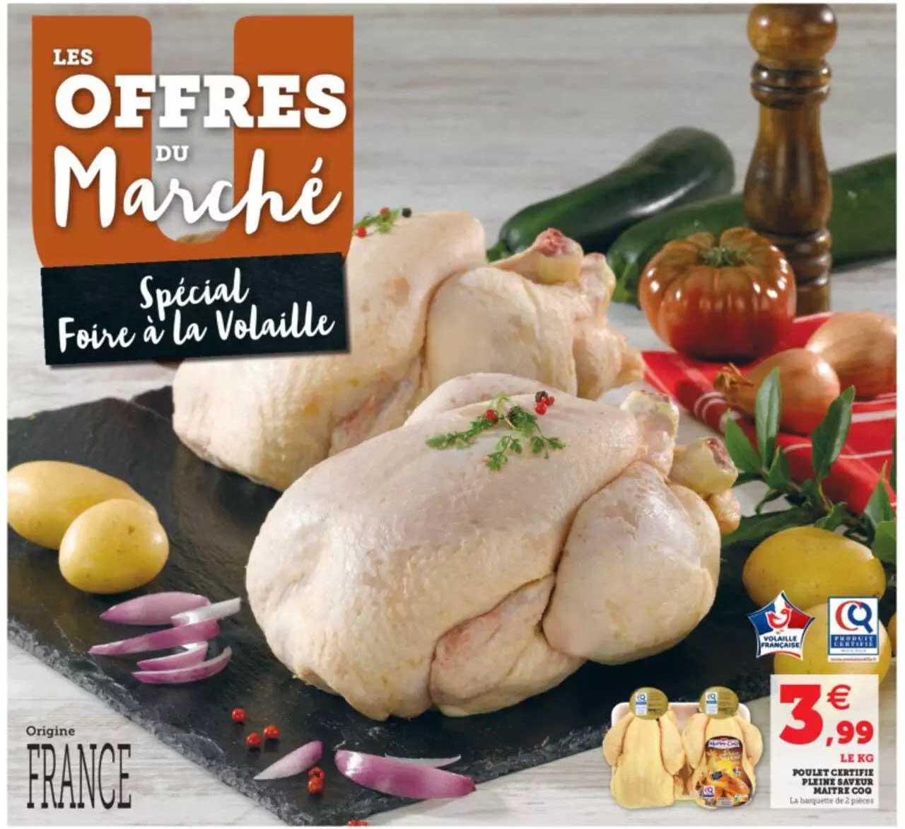poulet certifié pleine saveur maître coq