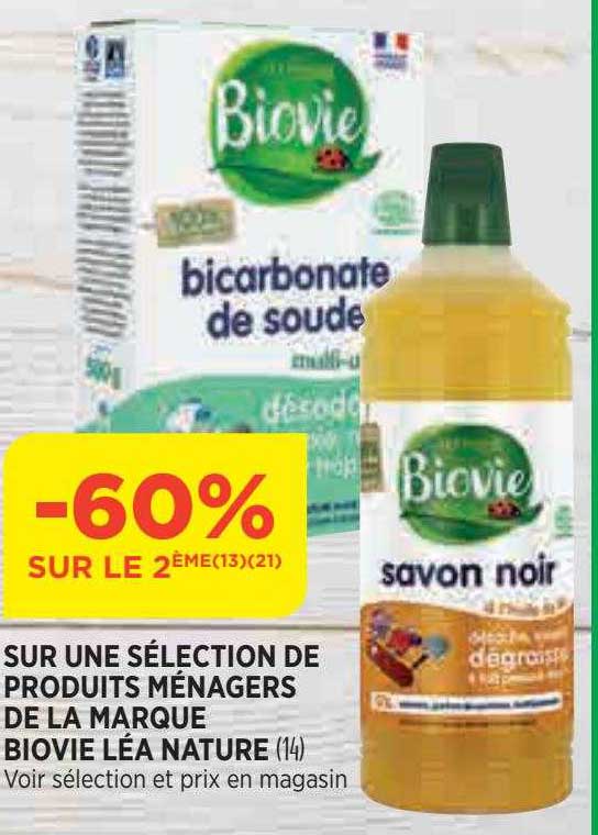 produits ménagers de la marque biovie léa nature