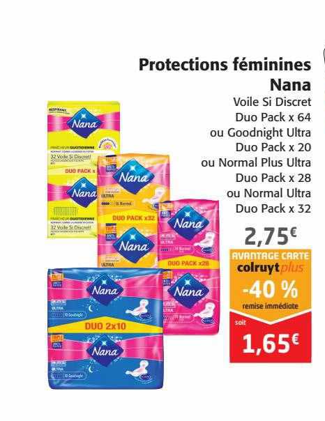 protections féminines nana
