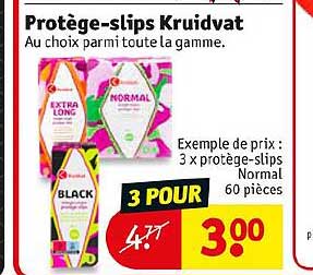 protège-slips kruidvat