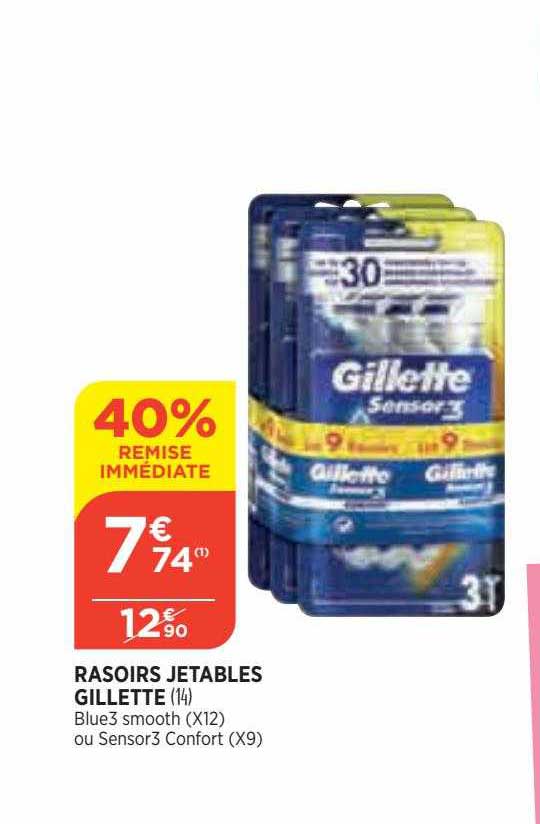 Rasoirs Jetables Gillette