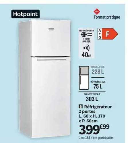 Réfrigérateur 2 Portes Hotpoint