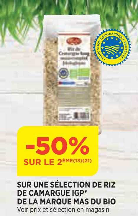 riz de camargue igp de la marque mas du bio