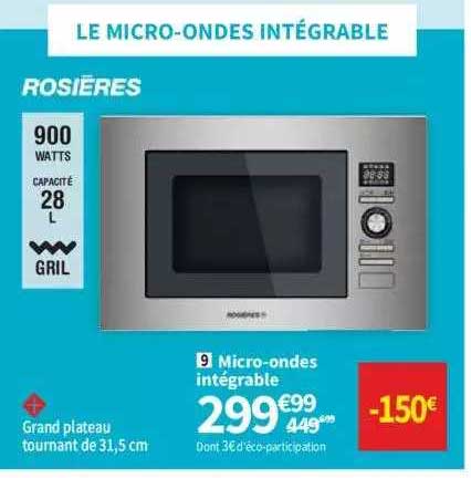 rosiēres micro-ondes intégrale