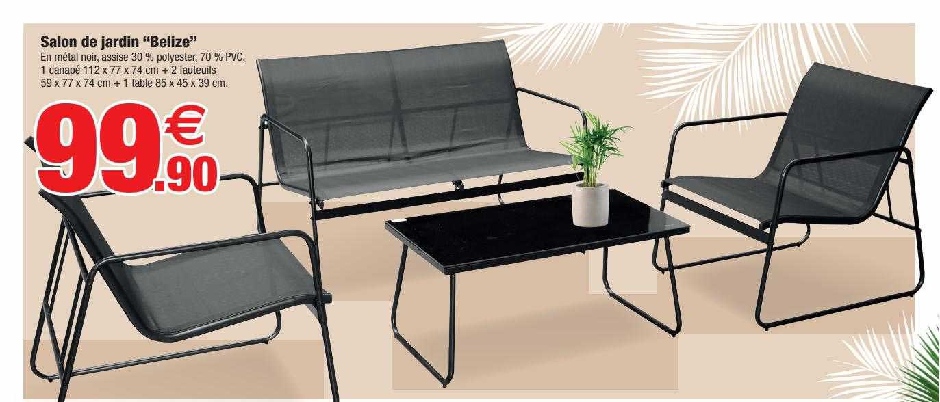 salon de jardin "belize"