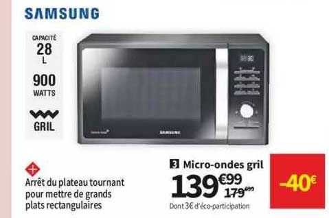 samsung micro-ondes gril