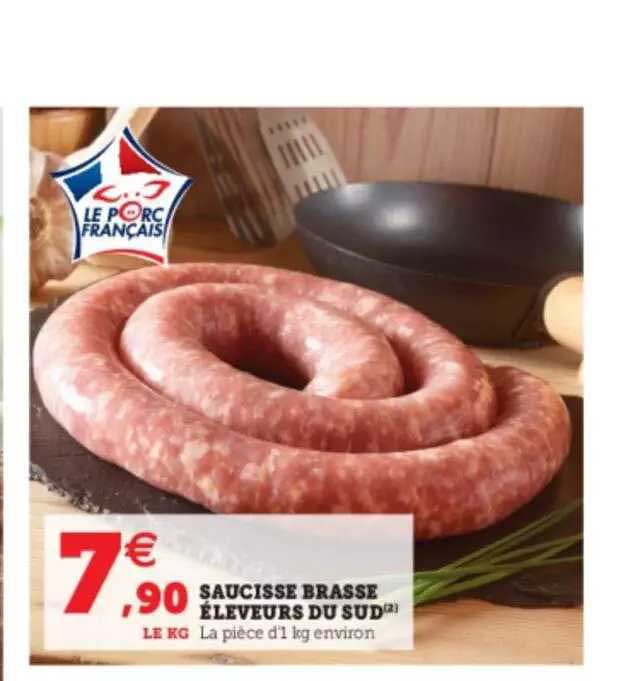 saucisse brasse éleveurs du sud