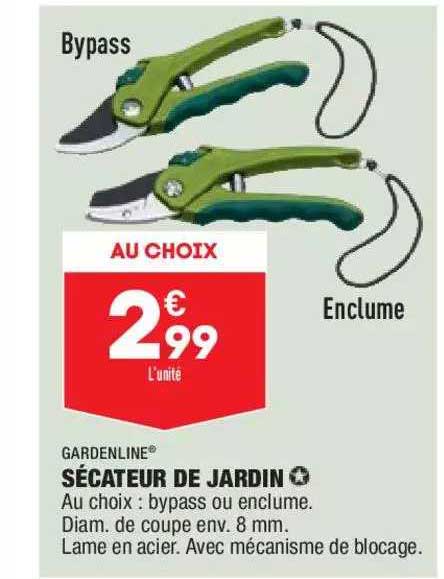 Sécateur De Jardin Gardenline