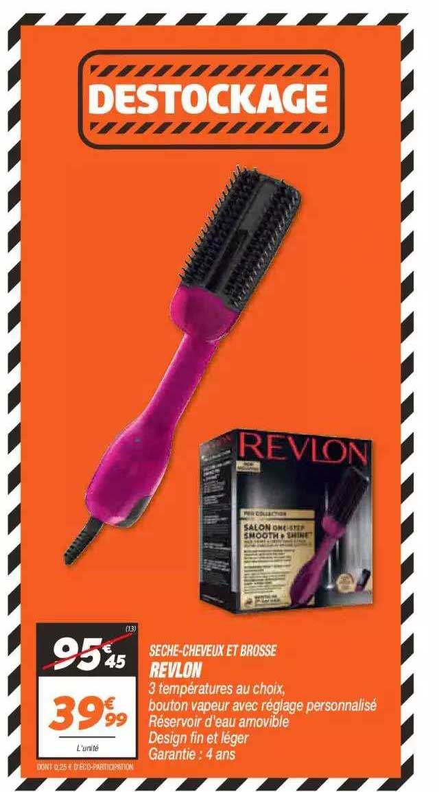 sèche-cheveux et brosse revlon
