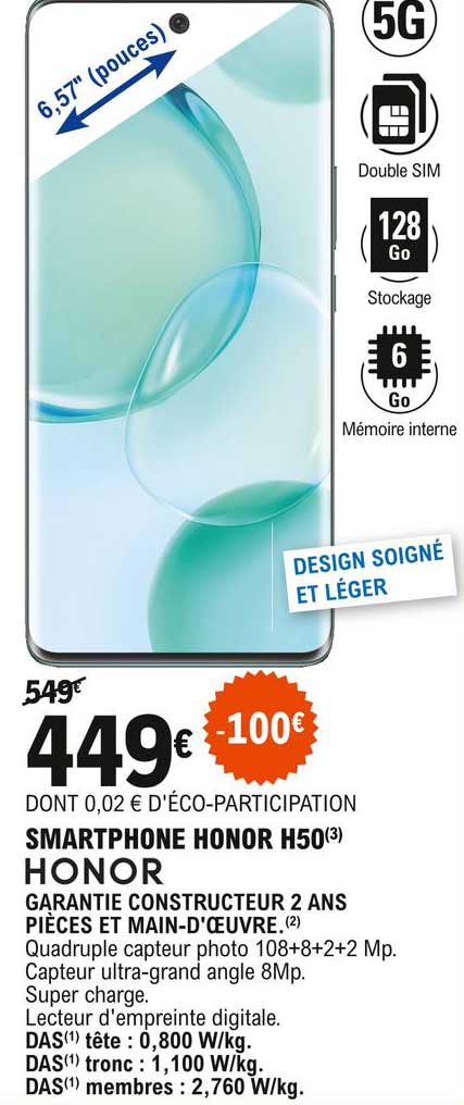 smartphone honor h50 honor