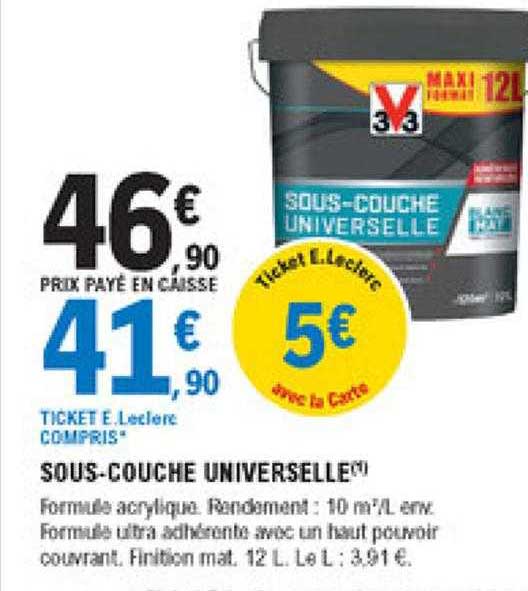 sous-couche universelle