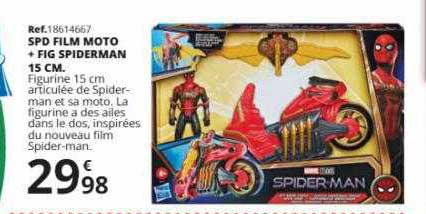 spd film moto + fig spiderman 15 cm
