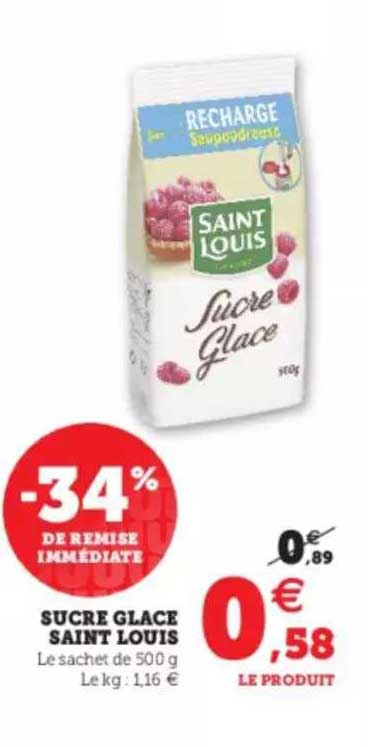 sucre glace saint louis