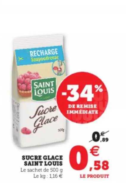 sucre glacé saint louis