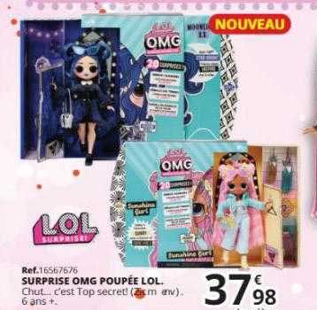 surprise omg poupée lol