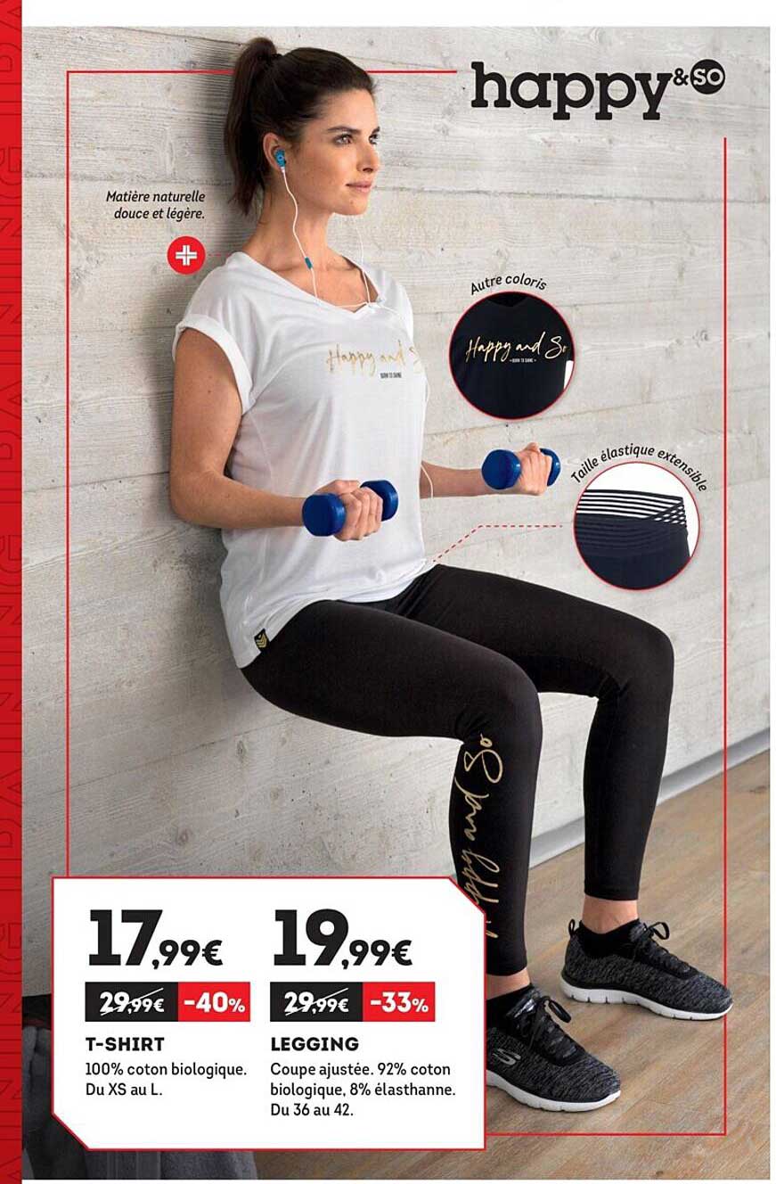 T-shirt, Legging Happy&so