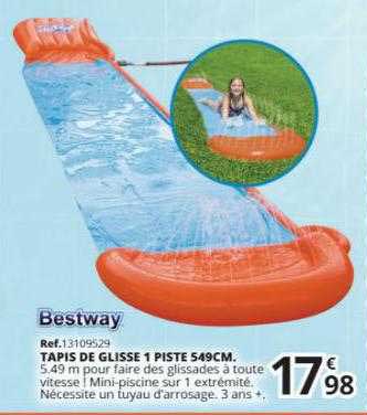 tapis de glisse 1 piste 549cm bestway