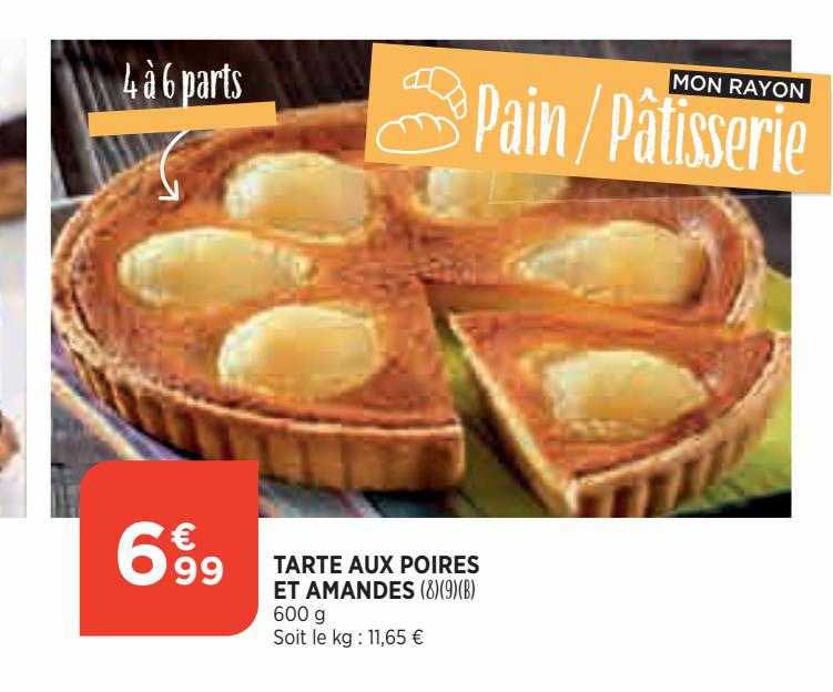 Tarte Aux Poires Et Amandes